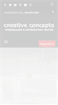 Mobile Screenshot of creativeconceptsdc.com